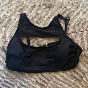 Like new black bathing suit top that was worn once